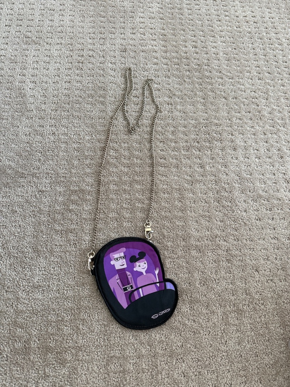 Shag Harvey’s Haunted Mansion Wunderground Bag with Gold Chain